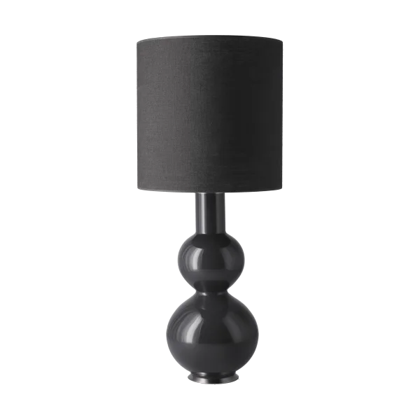 Flavia Lamps Augusta table lamp grey lamp base Lino Negro M