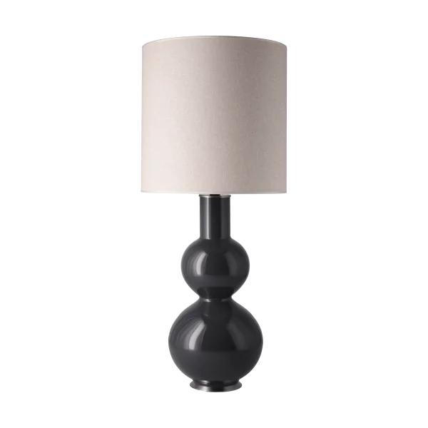 Flavia Lamps Augusta table lamp grey lamp base Milano Tostado M