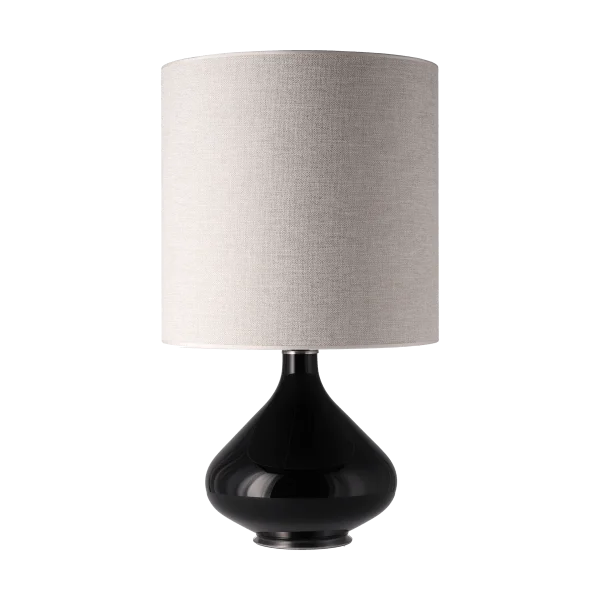 Flavia Lamps Flavia table lamp black lamp base London Beige M