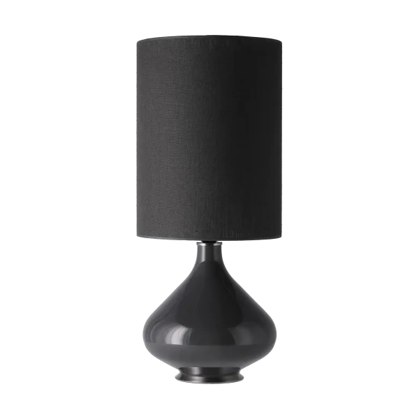 Flavia Lamps Flavia table lamp grey lamp base Lino Negro L