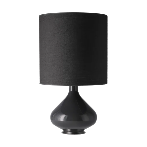 Flavia Lamps Flavia table lamp grey lamp base Lino Negro M