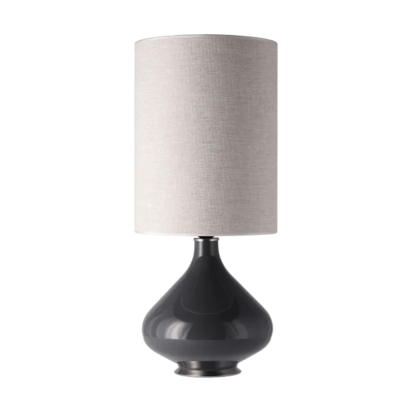 Flavia Lamps Flavia table lamp grey lamp base London Beige L