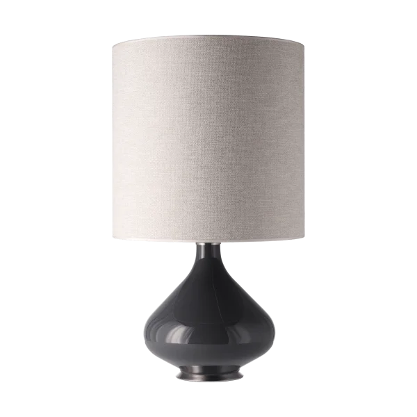 Flavia Lamps Flavia table lamp grey lamp base London Beige M