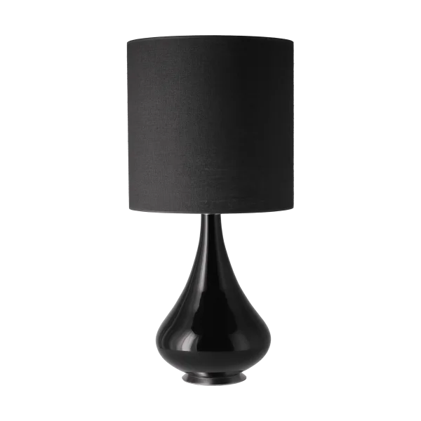 Flavia Lamps Renata table lamp black lamp base Lino Negro M