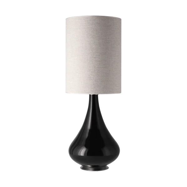 Flavia Lamps Renata table lamp black lamp base London Beige L