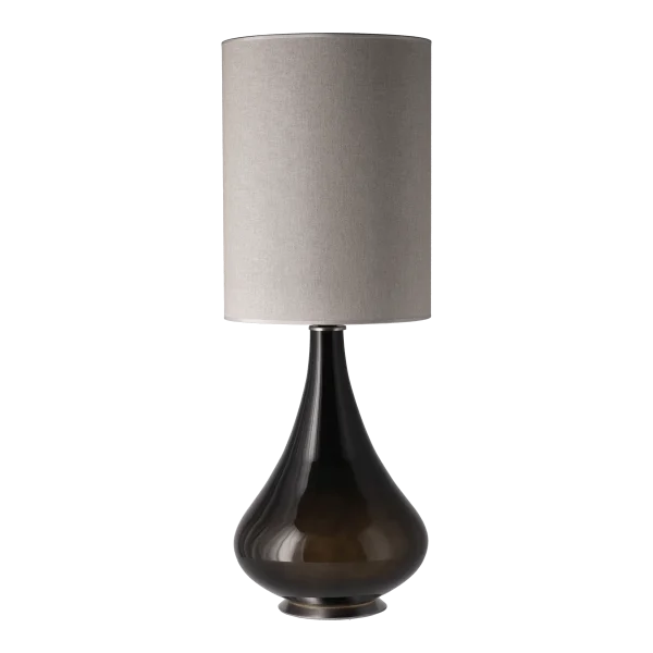 Flavia Lamps Renata table lamp black lamp base Milano Tostado L