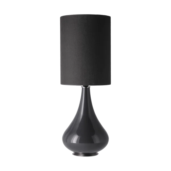 Flavia Lamps Renata table lamp grey lamp base Lino Negro L