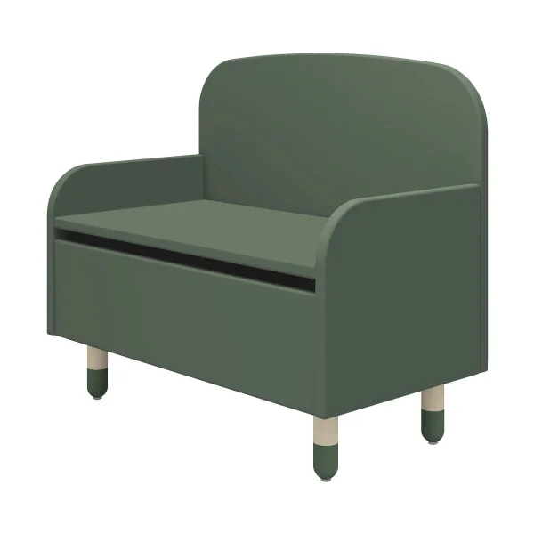 FLEXA Dots storage bench Green