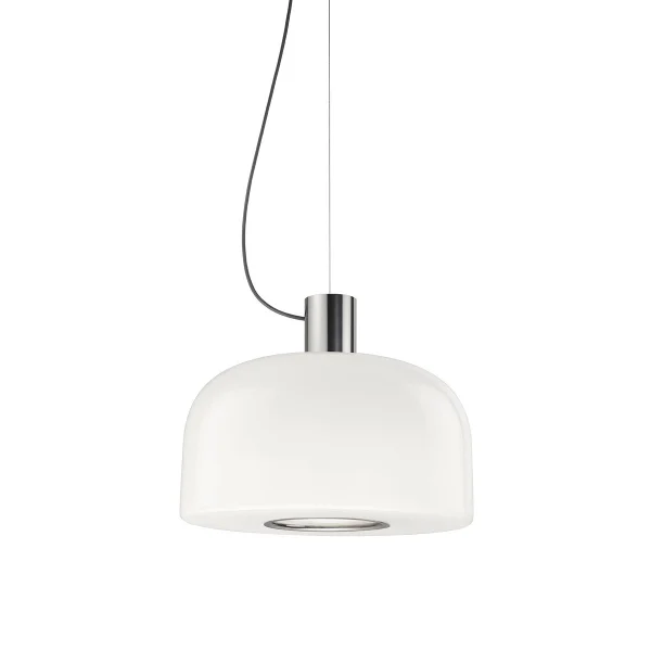 Flos Bellhop Glass S1 pendant Bright aluminum
