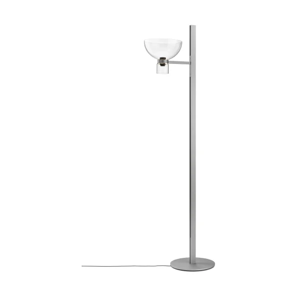 Flos Nocturne F1 bowl floor lamp - silver