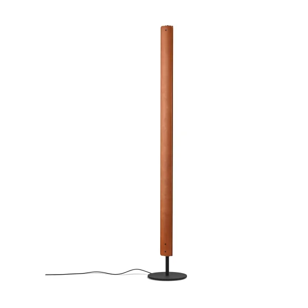 Flos Seki-han floor lamp 226 cm Heat treated ash-black metal