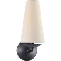 Fontaine Single Wall Light Aged Iron, Light, Single - Andrew Martin