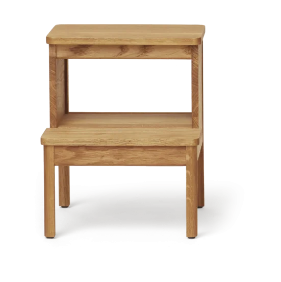 Form & Refine A line step stool Oak