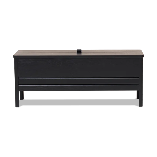 Form & Refine A Line storage bench 111 cm Black