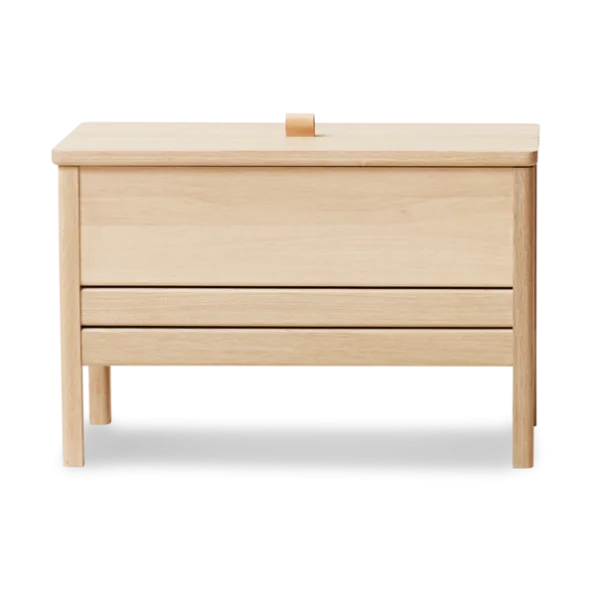 Form & Refine A Line storage bench 68 cm Oiled oak