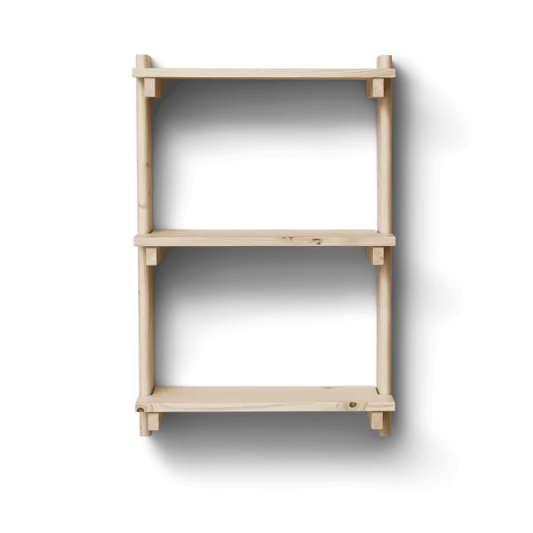 Form & Refine Beam wall shelf 3 shelves Pinewood