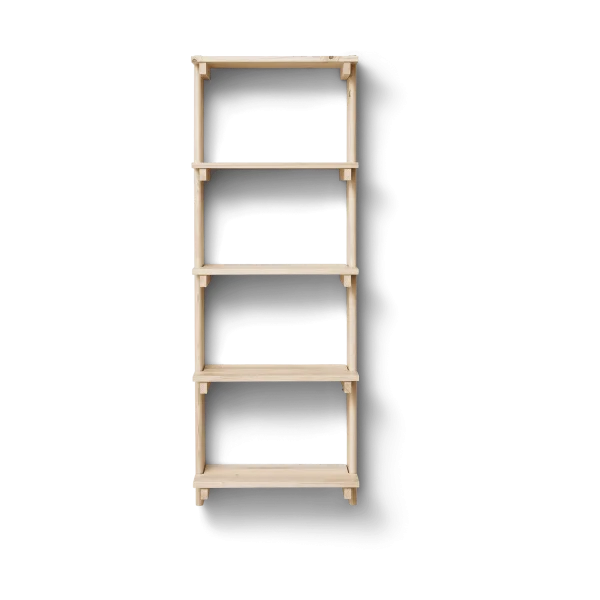 Form & Refine Beam wall shelf 5 shelves Pinewood