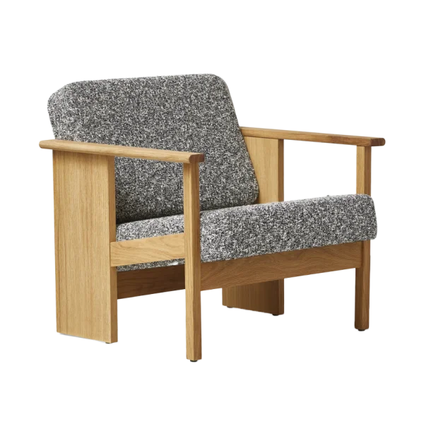 Form & Refine Block lounge chair Oak-Zero 0004