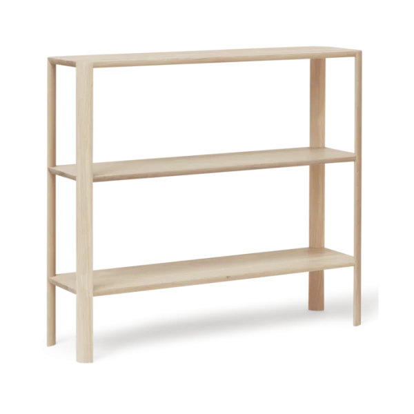 Form & Refine Leaf shelf 3 shelves 92x100 cm White oak