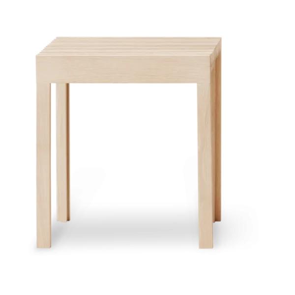 Form & Refine Lightweight stool 40x45 cm White oak