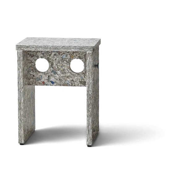 Form & Refine Remake stool 35x45 cm Grey