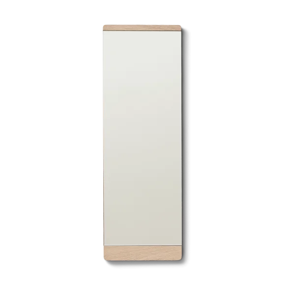 Form & Refine Rim wall mirror 35x110 cm White oak