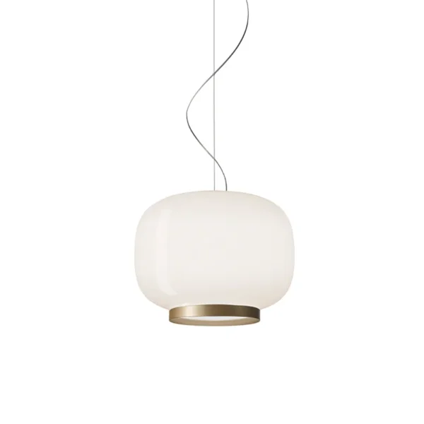 Foscarini Chouchin 1 Reverse pendant lamp White/gold