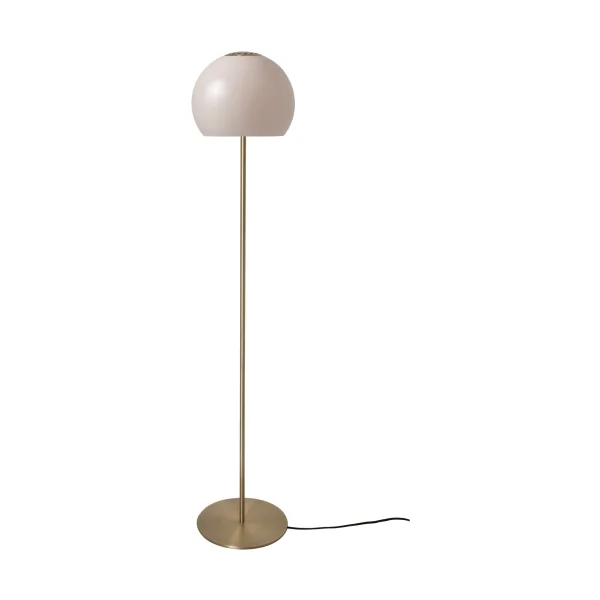 Frandsen Ball glass floor lamp Sand grey, 130 cm