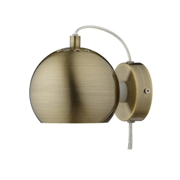 Frandsen Ball wall lamp Ø12 cm Antique Brass