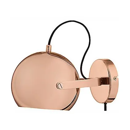 Frandsen Ball wall lamp with handle Ø18 cm Copper