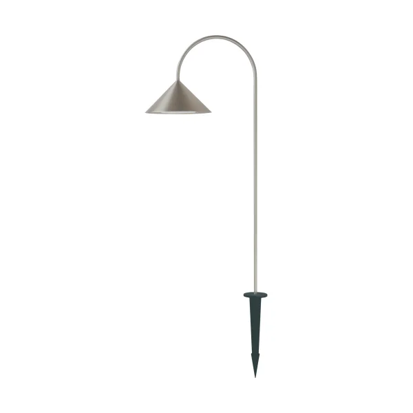 Frandsen Grasp garden spear garden lamp Brushed stainless steel, 82 cm