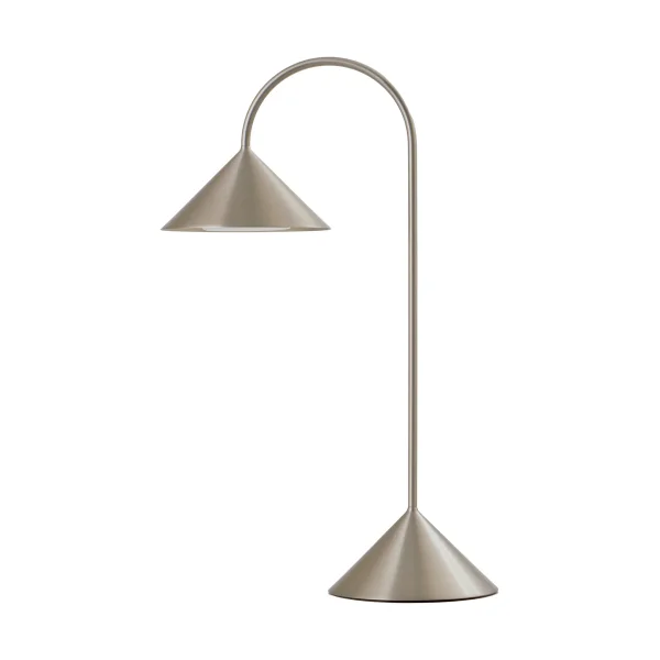 Frandsen Grasp portable table lamp Brushed stainless steel, 47 cm
