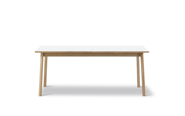 Fredericia Furniture Ana dining table 180-280x95 cm Nano laminate white-soaped oak