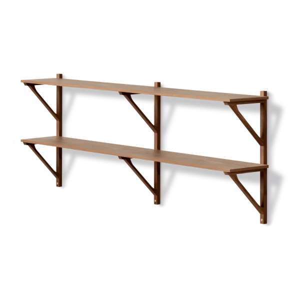 Fredericia Furniture BM29 shelf 149x61 cm Walnut lacquer