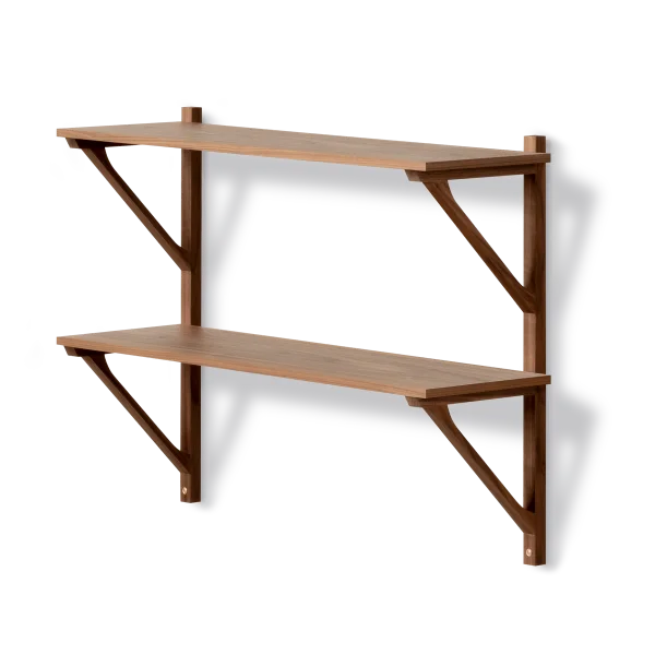 Fredericia Furniture BM29 shelf 78x61 cm Walnut lacquer