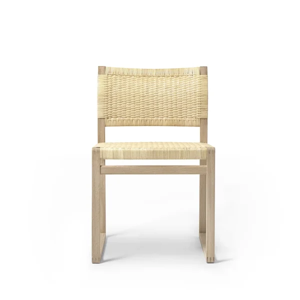 Fredericia Furniture BM61 chair Rattan oiled oak frame