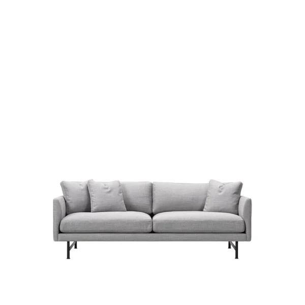 Fredericia Furniture Calmo 5622 sofa 2-seater Sunniva 242-black steel