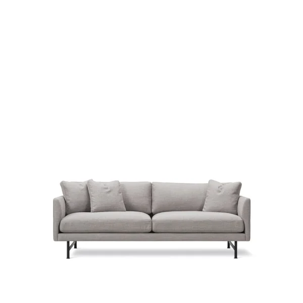 Fredericia Furniture Calmo 5622 sofa 2-seater Sunniva 717-black steel