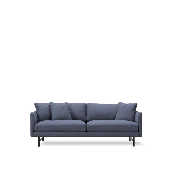 Fredericia Furniture Calmo 5622 sofa 2-seater Sunniva 783-black steel
