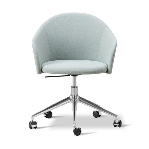 Fredericia Furniture Gomo Armchair armchair swivel base 5-star Mylla 811-polished aluminium