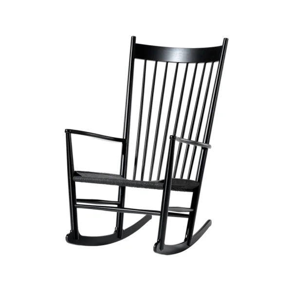 Fredericia Furniture J16 rocking chair Black-black lacquered oak