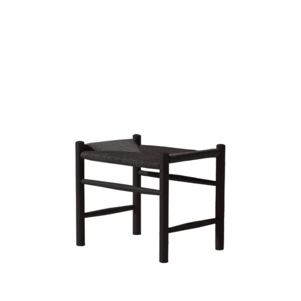 Fredericia Furniture J16 stool Black-black lacquered oak