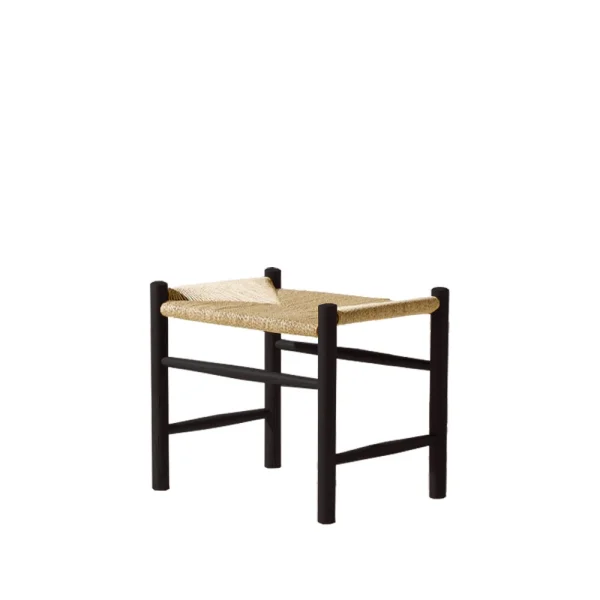 Fredericia Furniture J16 stool Natural black lacquered oak