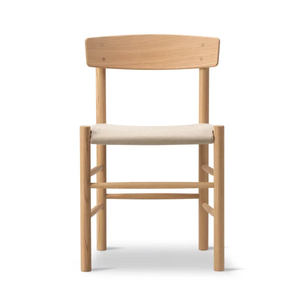 Fredericia Furniture J39 chair Light oiled oak-canvas natural