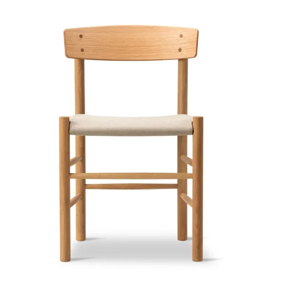 Fredericia Furniture J39 chair Oiled oak-natural canvas