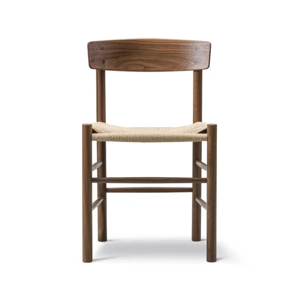 Fredericia Furniture J39 chair Oiled walnut-braided natural