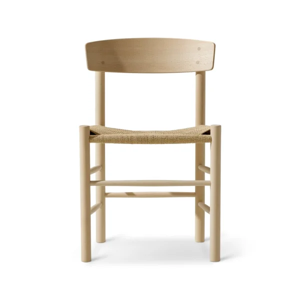 Fredericia Furniture J39 chair Soaped oak-braided natural