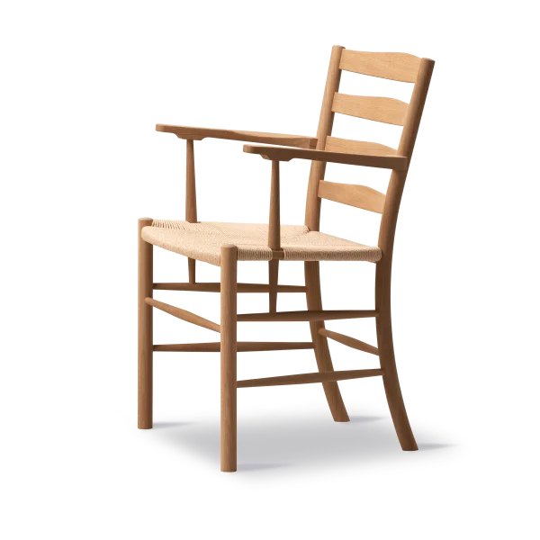Fredericia Furniture Klint armchair Natural-woven oiled oak
