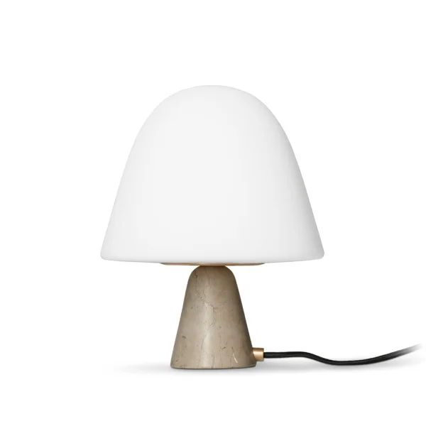 Fredericia Furniture Meadow table lamp Opal‑ dark atlantico limestone