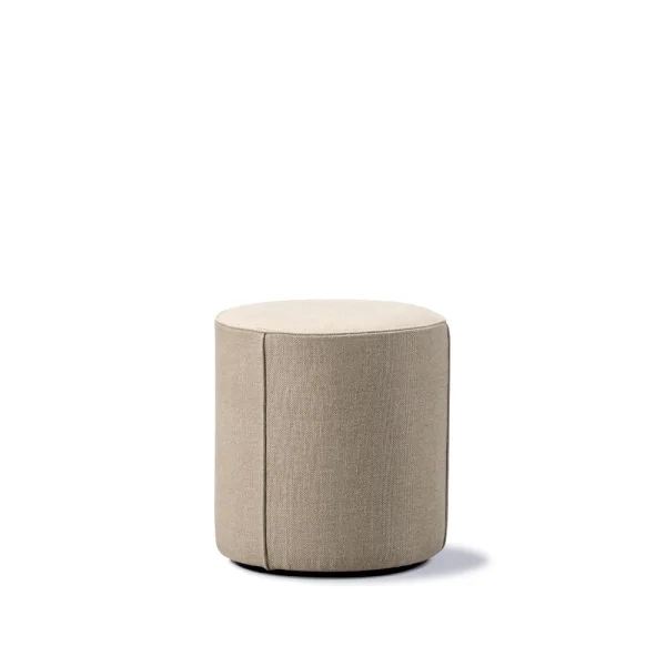 Fredericia Furniture Mono seat pouf Grand linen beige-Ø39 cm
